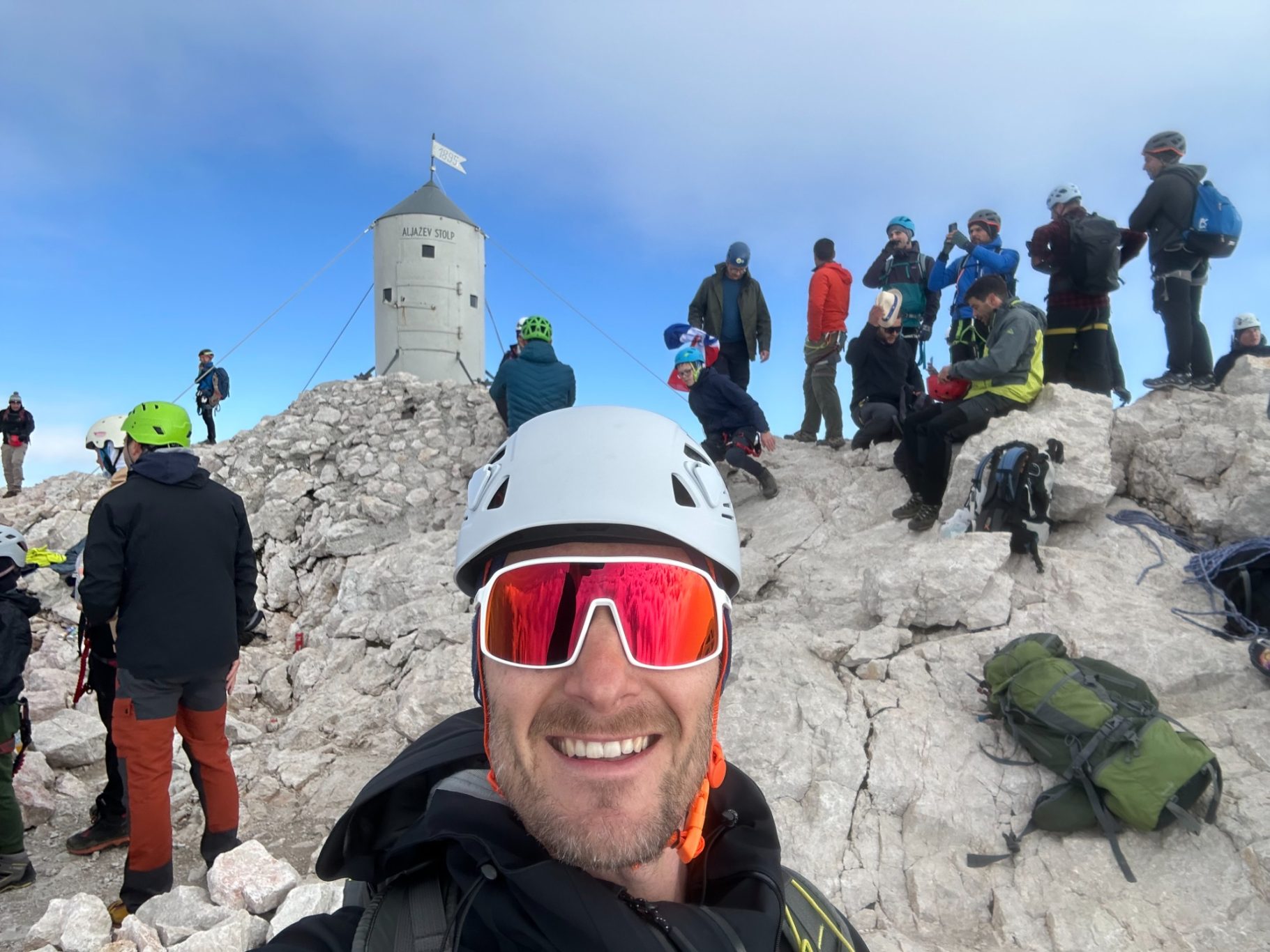 Top van de Triglav in Slovenië